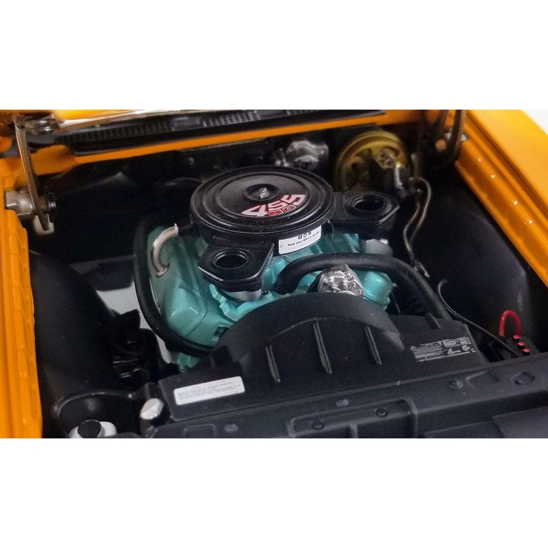 1971 Pontiac GTO Judge Orange “Last Ram Air Made” Limited Edition to 462 pieces Worldwide 1/18 Diecast Model Car by ACME