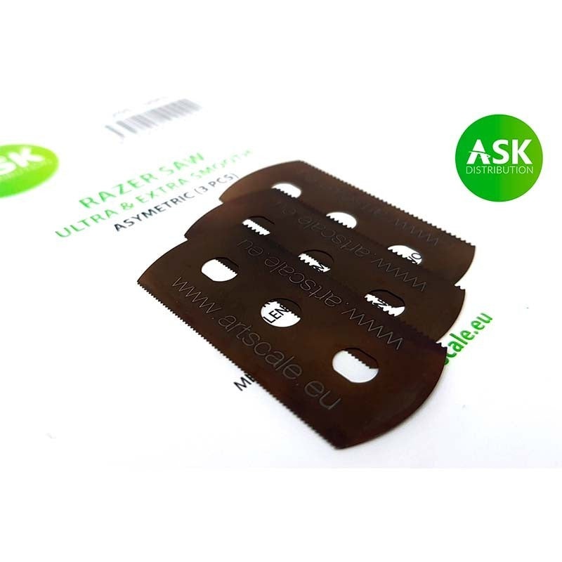 Art Scale Kit – Razor Saw (Ultra & Extra Smooth Asymmetric 43/70 teeth) (3pcs)