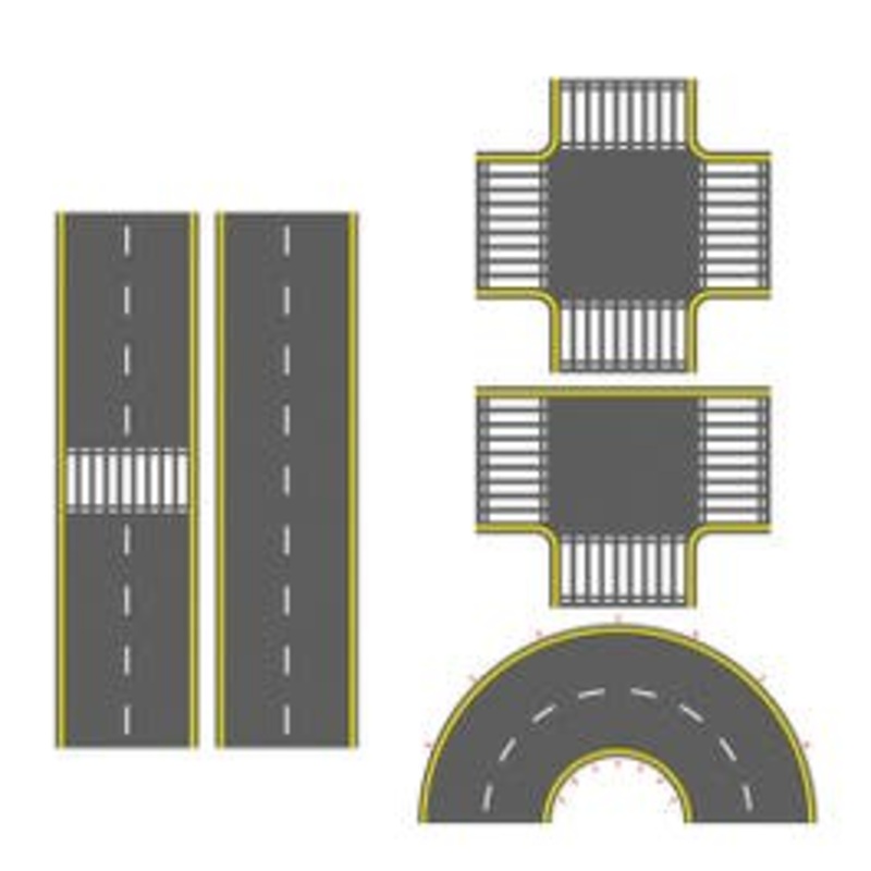 Bachmann #39125 UV Printed PVC Asphalt Road Bed (Total Length 600 inches)