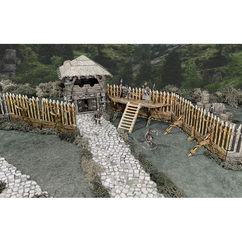 Battle Systems Fantasy Terrain – Palisade Walls
