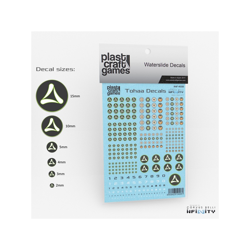 Plast Craft Games – Infinity Decals – Tohaa