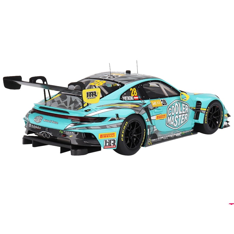 Porsche 911 GT3 R #28 Thomas Preining “HubAuto Racing” FIA GT World Cup “70th Macau Grand Prix” (2023) 1/18 Model Car by Top Speed