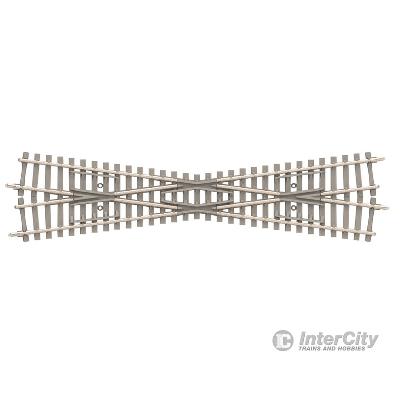 Trix 14573 N Minitrix Crossing – 15 with Concrete Ties Length 129.8 mm / 5-1/8″