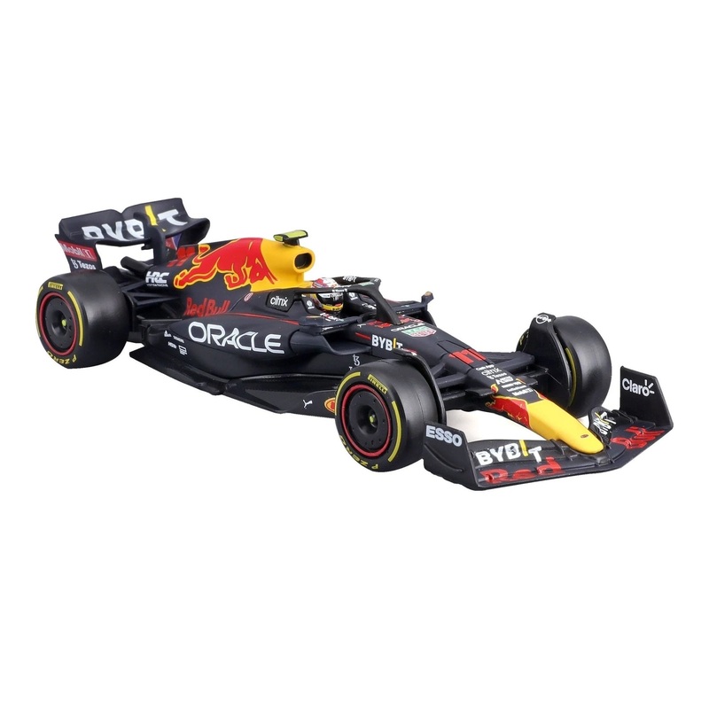 Burago – 1/24 Red Bull F1 RB18 2022 – #11 w/ Driver Figure Helmet