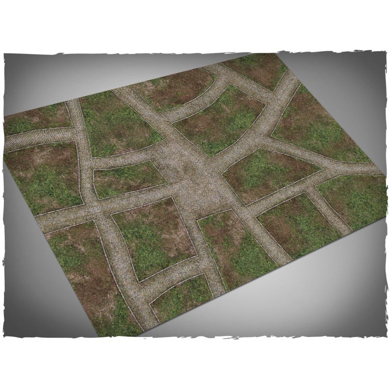 Deep-Cut Studio – Game Mat – Cobblestone Streets (Mousepad 4×6′)
