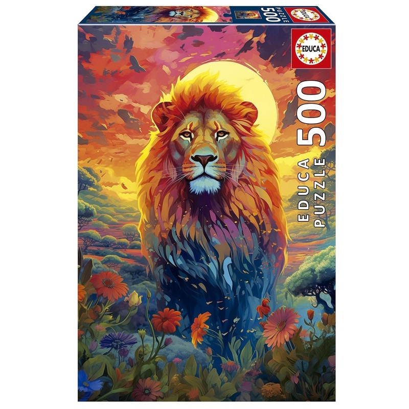 Educa – Majestic Lion Stare (500pcs)