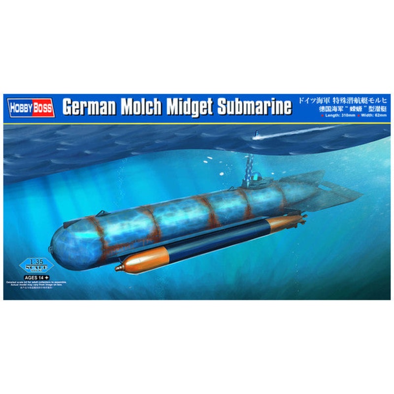 Hobby Boss – 1/35 German Molch Midget Submarine
