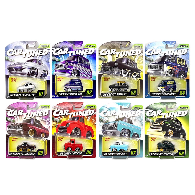 “Mainline” 2025 Series 5 Set of 8 Pieces Diecast Model Cars by CarTuned