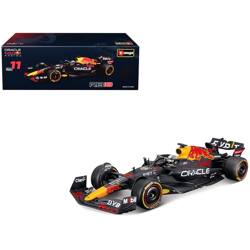 Red Bull Racing RB18 #11 Sergio Perez “Oracle” Winner Formula One F1 “Constructor’s Champion” (2022) 1/24 Diecast Model Car by Bburago