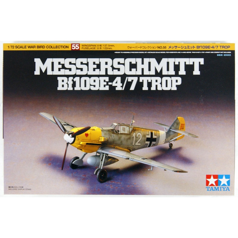 Tamiya – 1/72 Messerschmitt Bf109E-4/7
