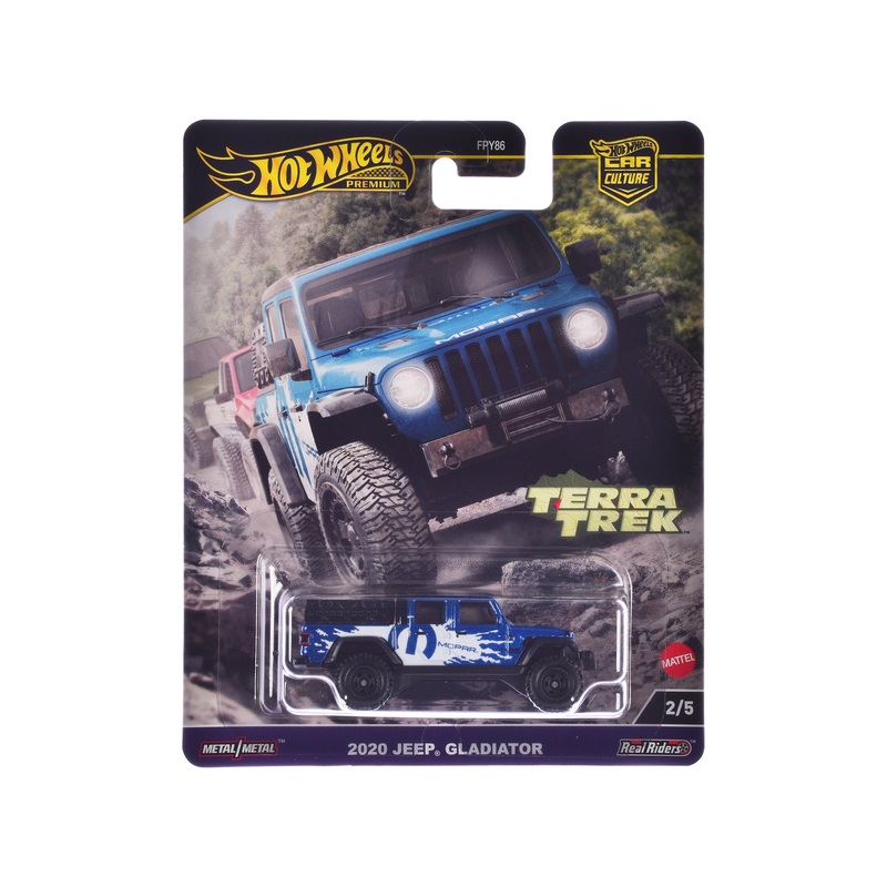 2020 Jeep Gladiator Pickup Truck Blue Metallic “MOPAR” “Terra Trek” Series Diecast Model Car by Hot Wheels