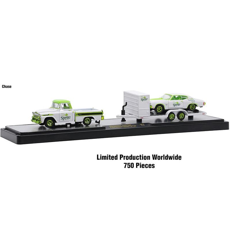 Auto Haulers “3 Sodas” Set of 3 pieces Release 13 1/64 Diecast Models by M2 Machines