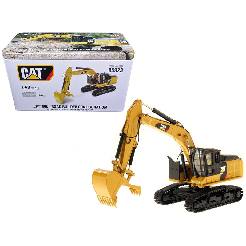 CAT Caterpillar 568 GF Road Builder with Operator “High Line Series” 1/50 Diecast Model by Diecast Masters
