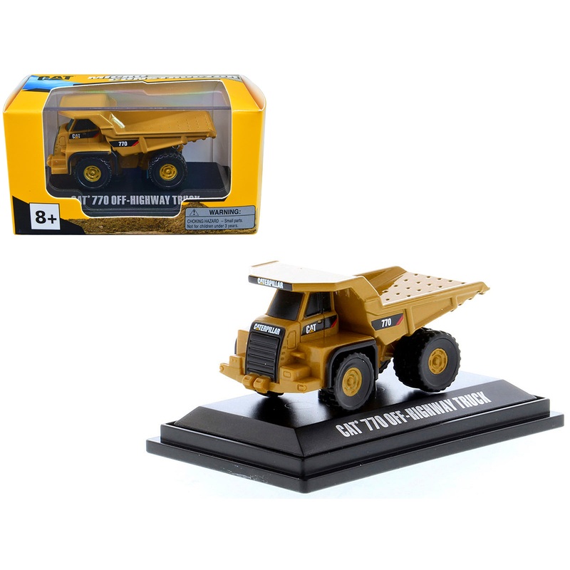 CAT Caterpillar 770 OffHighway Truck Yellow “Micro-Constructor” Series Diecast Model by Diecast Masters