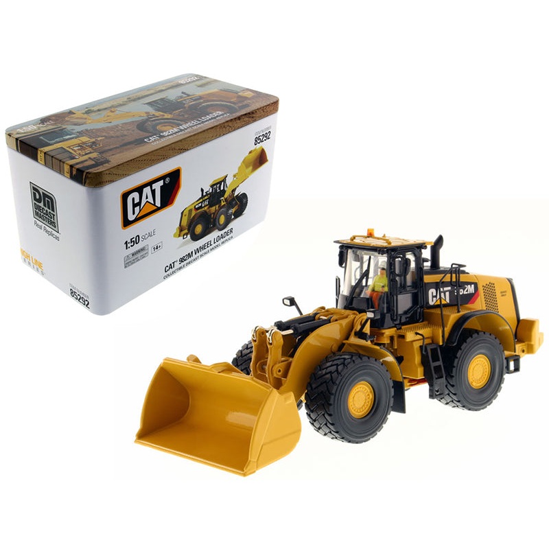 CAT Caterpillar 982M Wheel Loader with Operator “High Line Series” 1/50 Diecast Model by Diecast Masters