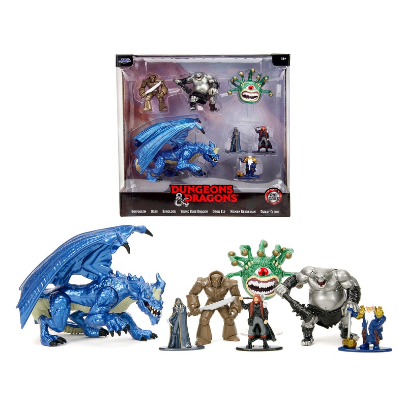 “Dungeons and Dragons” Set of 7 Diecast Figures by Jada