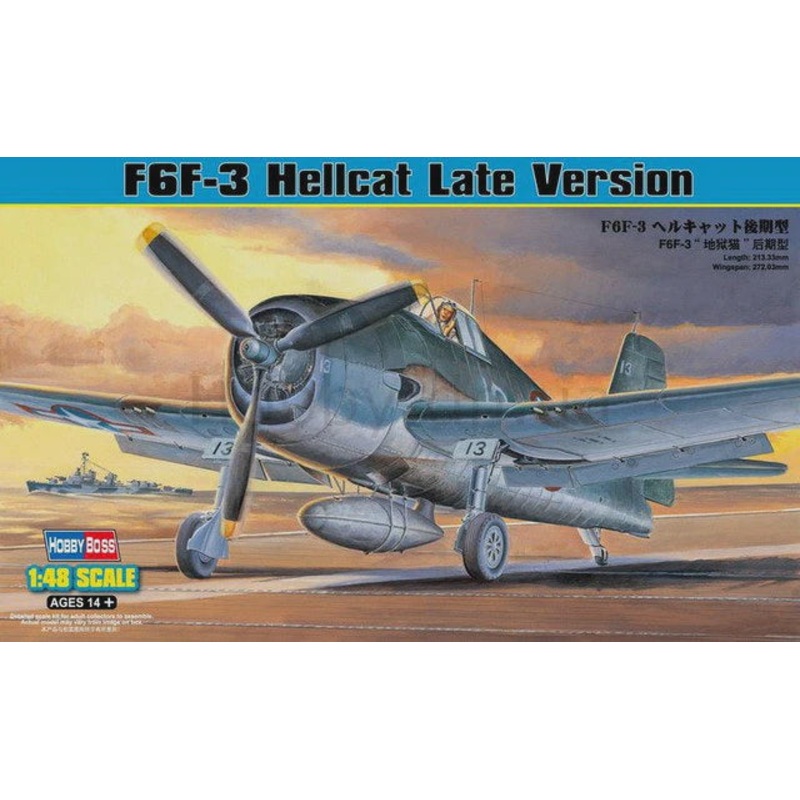 Hobby Boss – 1/48 F6F-3 Hellcat – Late Version (80359)