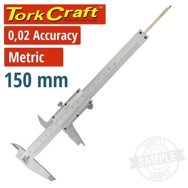 Tork Craft – Vernier 150mm (Carbon Steel) Metric