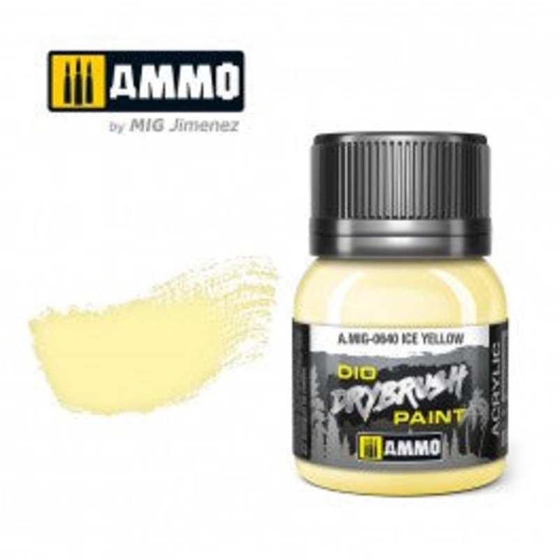 AMMO – 0640 DRYBRUSH Ice Yellow