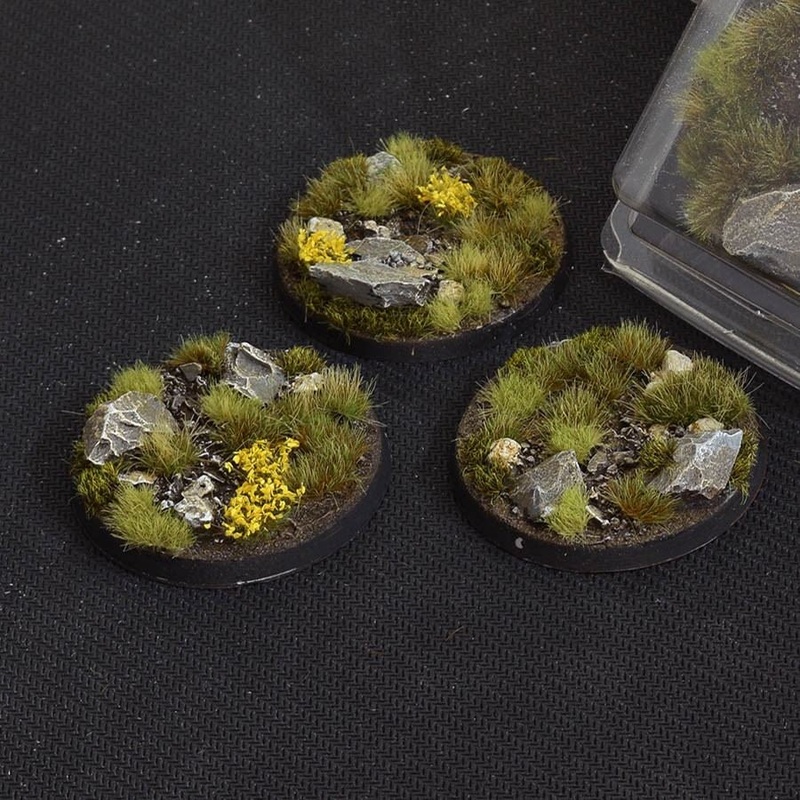 Gamers Grass – Highland Bases Round 50mm (x3)