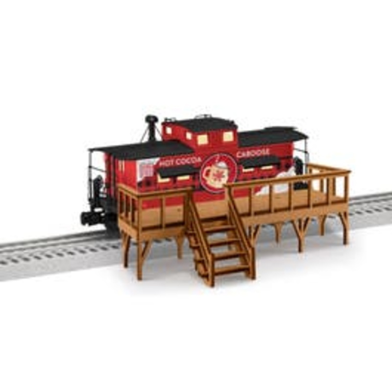Lionel 2329170 O Hot Cocoa NE Caboose with Deck Built up christmas