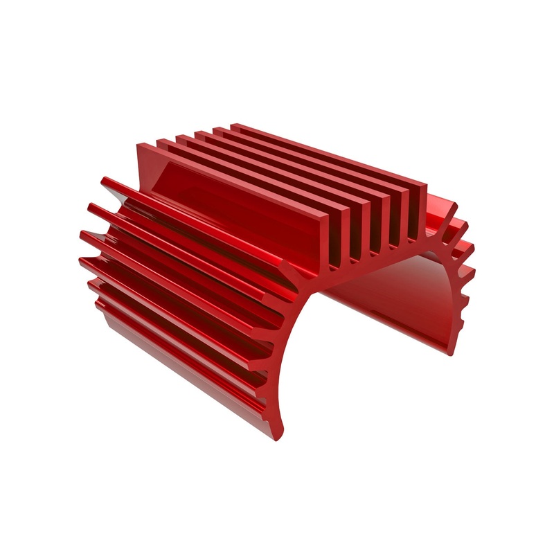 Traxxas – 9793 – REDHeat Sink Titan 87t Motor Red