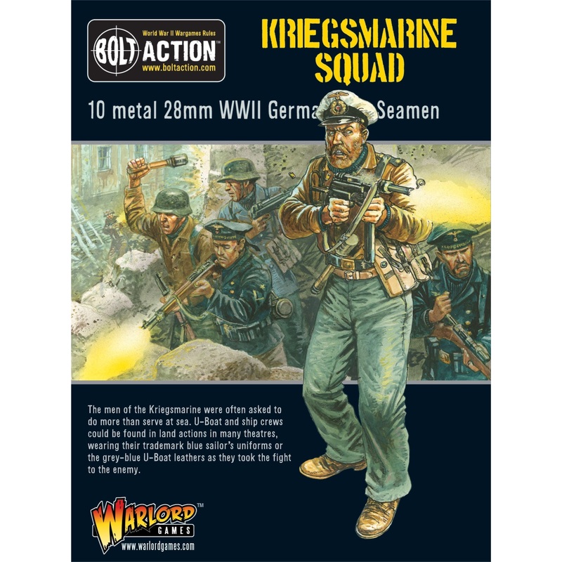 Warlord – Bolt Action: Kriegsmarine Squad (Metal)