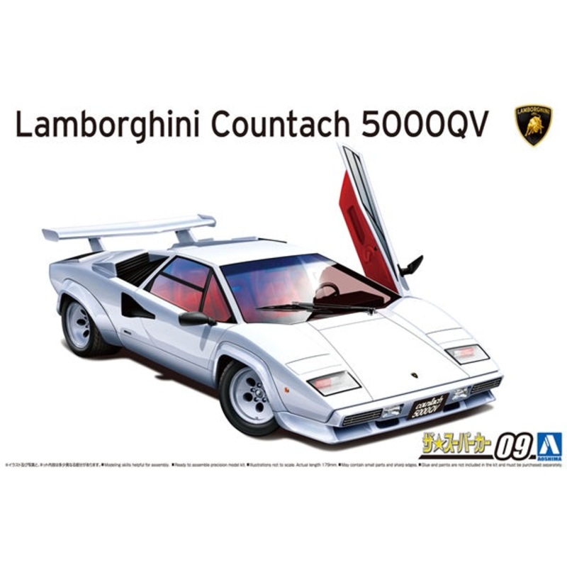 Aoshima – 1/24 ’85 Lamborghini Countach 5000QV