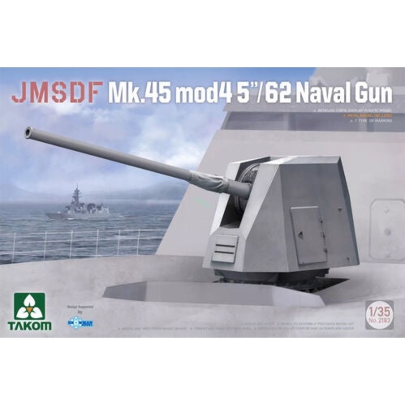 Takom – 1/35 JMSDF Mk.45 mod45”/62 Naval Gun