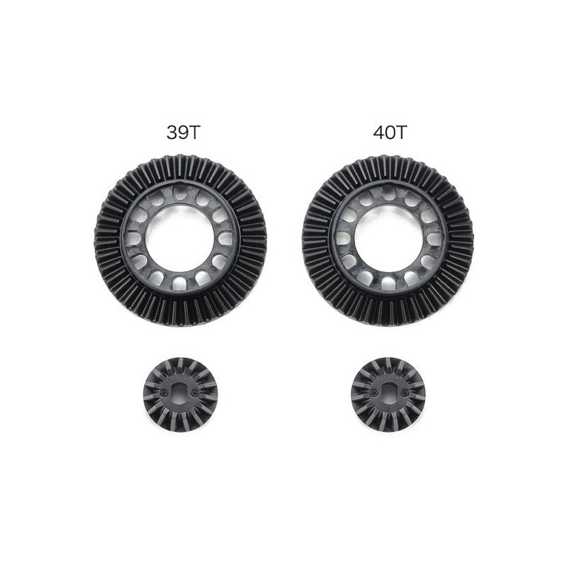 Tamiya – 51704 Ring Gear Set (39T/40T) for TT02 Direct Coupling