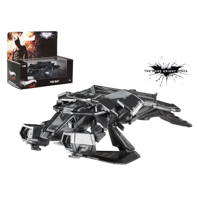 The Bat Plane Batman “The Dark Knight Rises” (2012) Movie “Elite One” Series 1/50 Diecast Model by Hot Wheels
