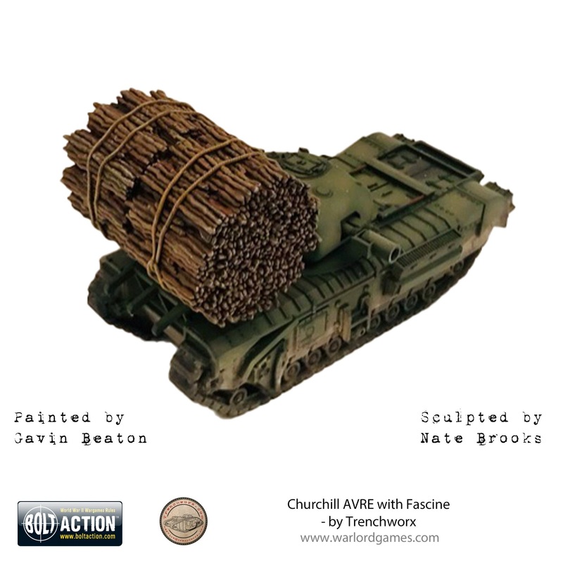Warlord – Bolt Action  Churchill AVRE with Fascine