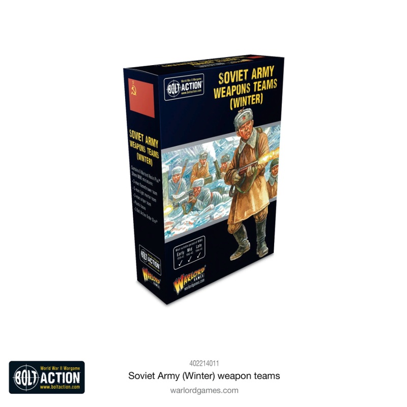 Warlord – Bolt Action: Soviet Army (Winter) Weapons Teams