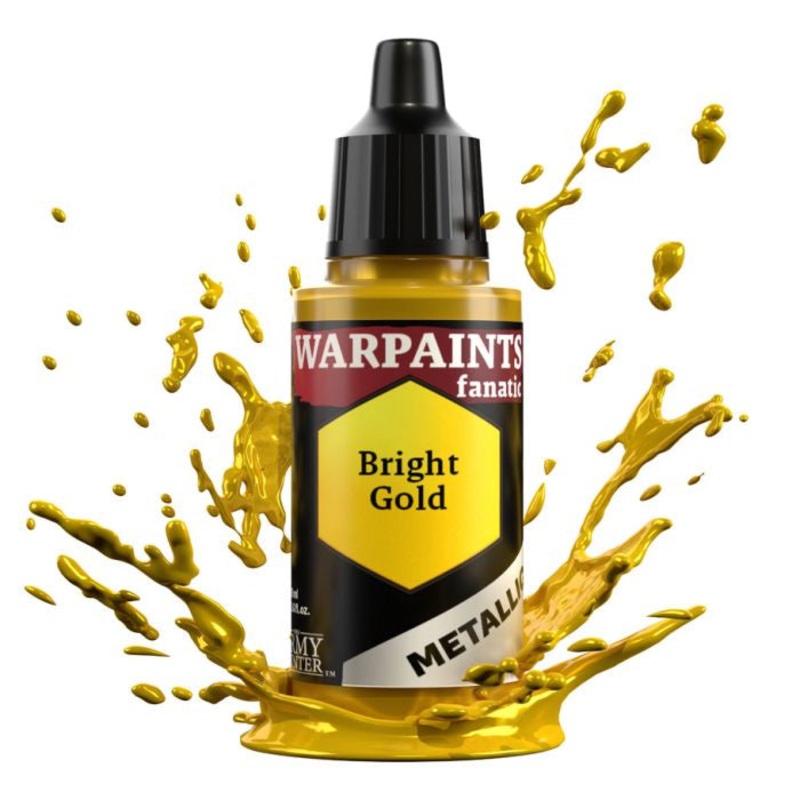 Warpaints Fanatic Metallic: Bright Gold  (WP3189) (18ml)