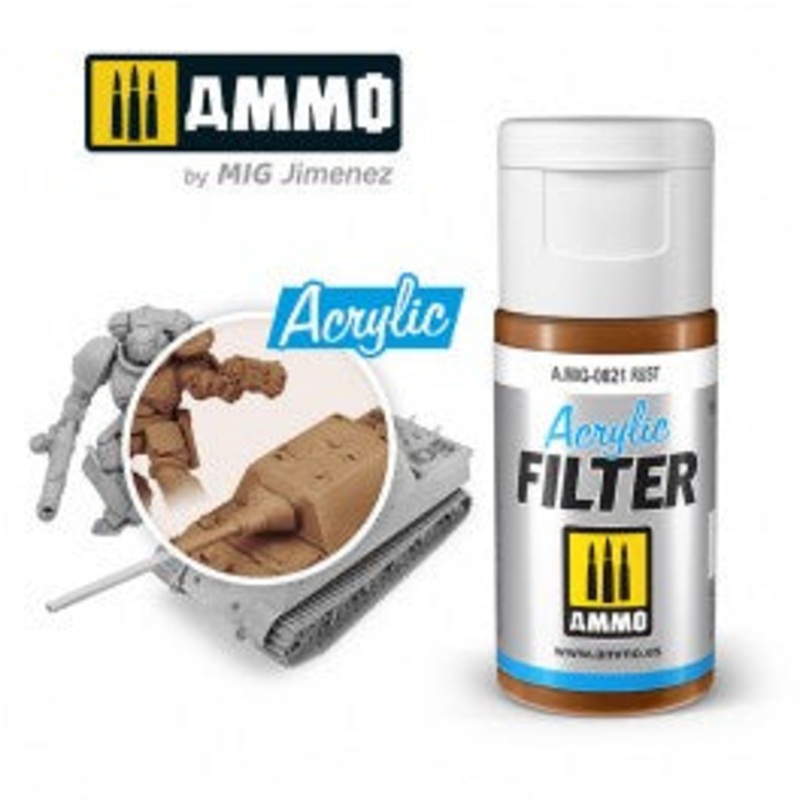 AMMO – 0820 Acrylic FILTER Clay