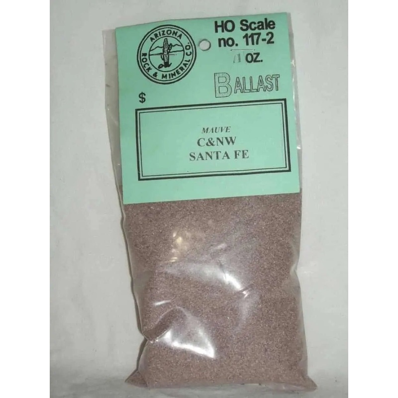 Arizona Rock and Mineral Co. 117-2 HO, Ballast, 12oz Bag, Santa Fe, Mauve