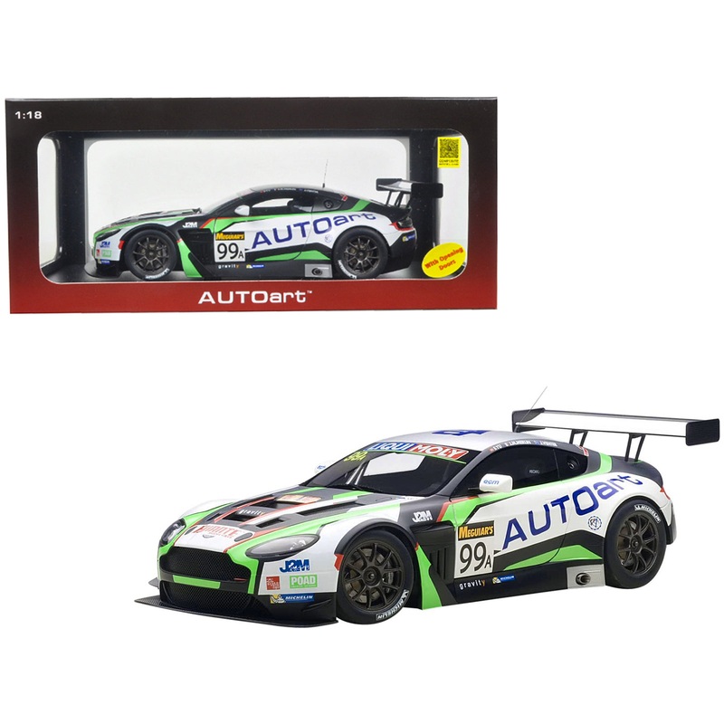 Aston Martin V12 Vantage Bathurst 12hour Endurance Race 2015 #99 JM. Merlin / J. Venter / F. Yu 1/18 Model Car  by Autoart
