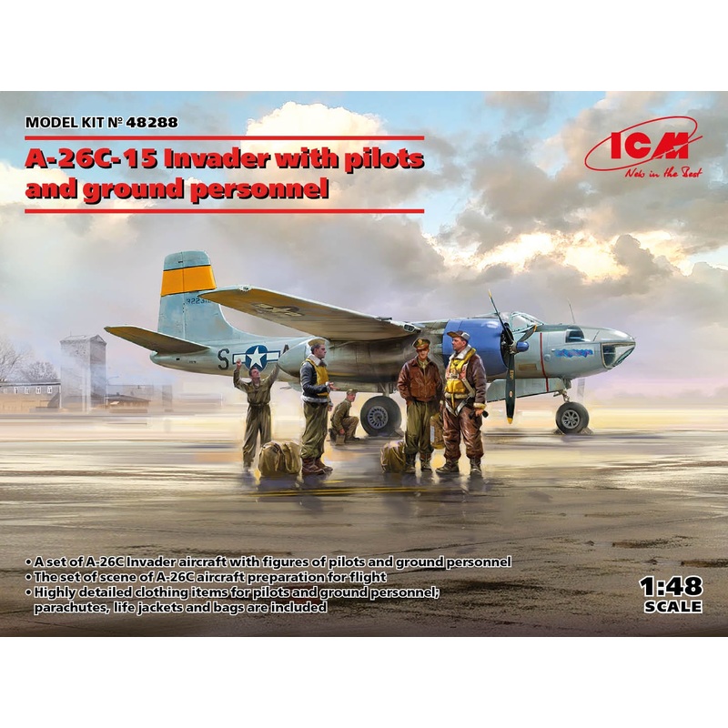 ICM – 1/48 A-26c-15 Invader W/Crew