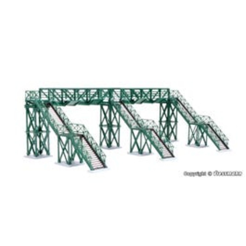 Kibri 37810  N Footbridge, four track kit