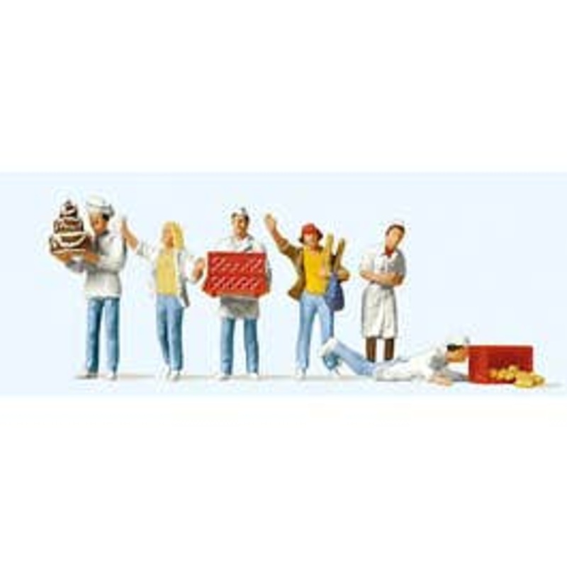 Preiser 10377  HO At the Bakery