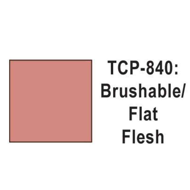 Tru Color TCP-840 Flat, Brushable Flesh Paint 1 Fluid Ounce