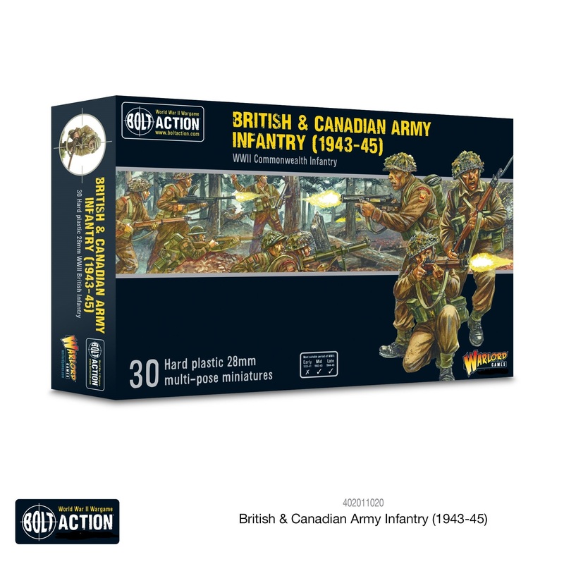 Warlord – Bolt Action: British & Canadian Army Infantry