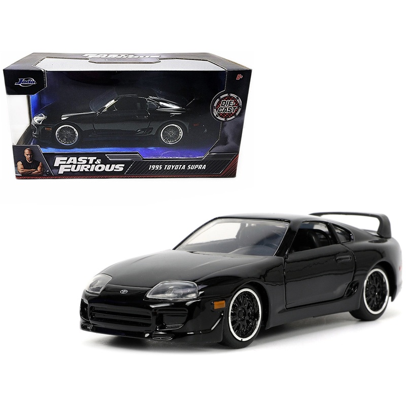 1995 Toyota Supra Black “Fast & Furious” Movie 1/32 Diecast Model Car by Jada
