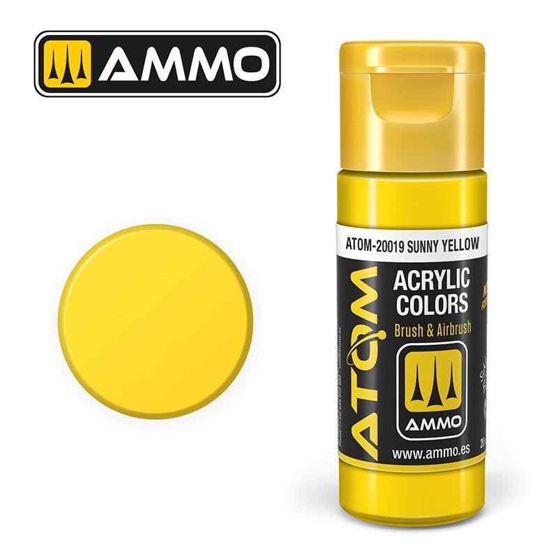 ATOM – 20019  Sunny Yellow (20ml)