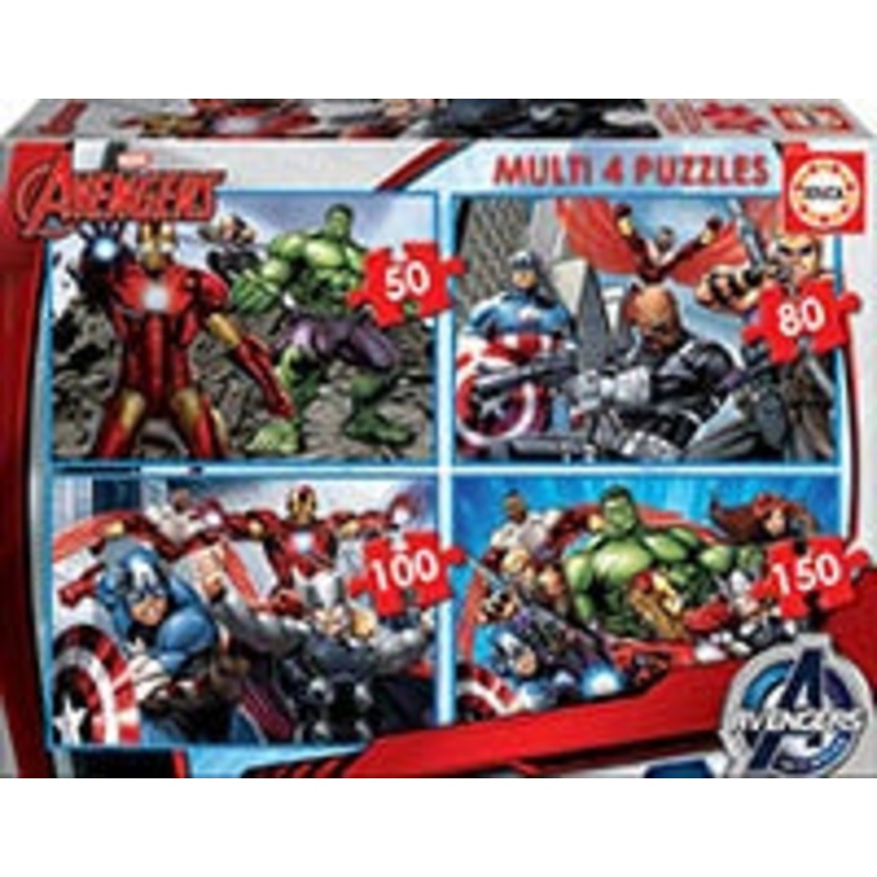 Educa – Avengers 4 Puzzles(50-80-100-150pcs)