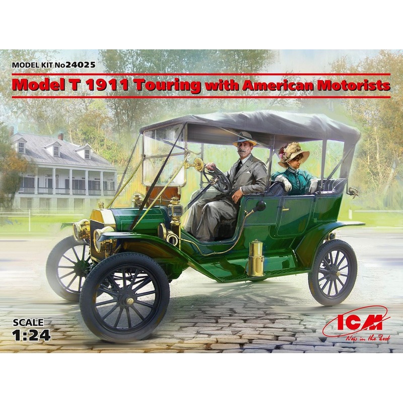 ICM – 1/24 Model T 1911 Touring w/ American Motorists