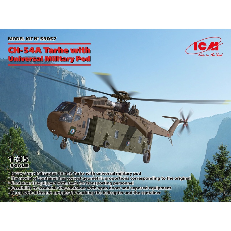 ICM – 1/35 Ch-54A Tarhe w/ Universal Military Pod