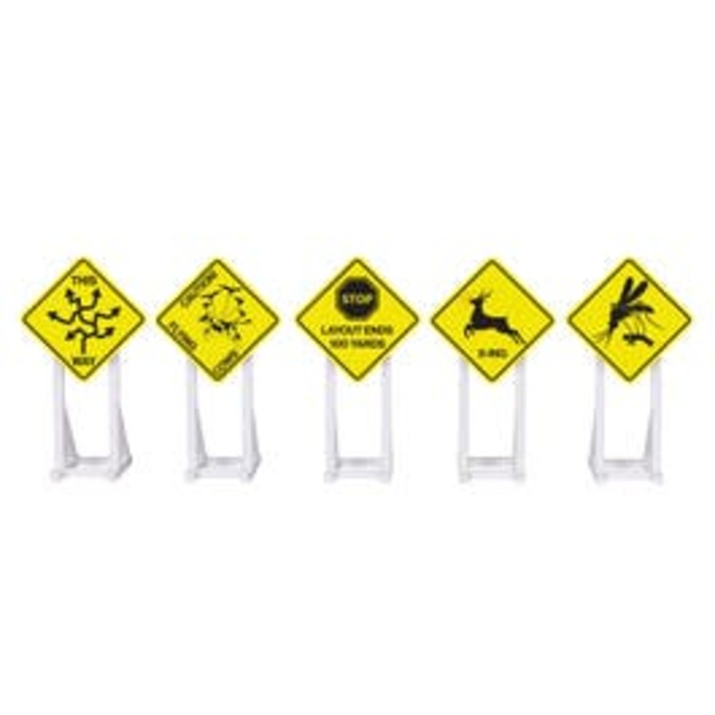 Lionel 2330010 O Unique Railroad Signs 5-Pack #2