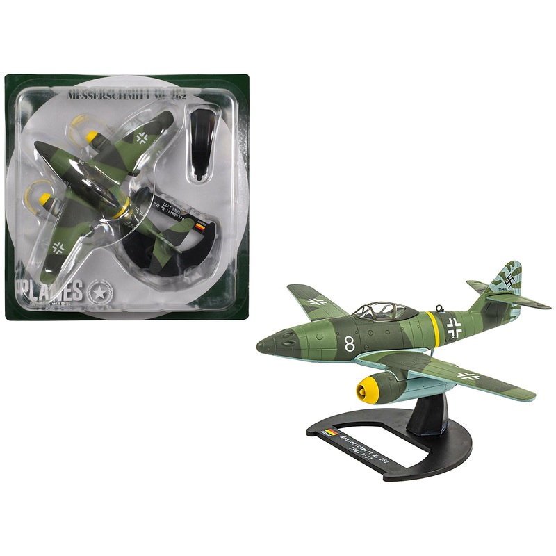 Messerschmitt Me 262 Fighter Aircraft “White 8 258 aerial victory ace Walter Nowotny Kommando Nowotny Germany” (1944) German Luftwaffe 1/72 Diecast Model Airplane by Luppa