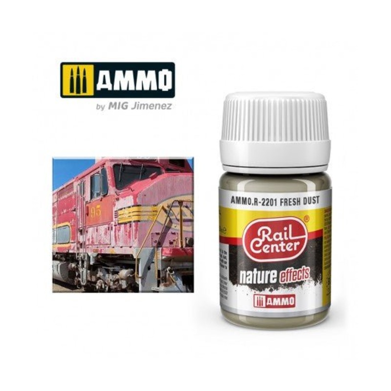 Rail Center Paint R-2201, Nature Effects, Fresh Dust, 35ml bottle, Enamel Paint